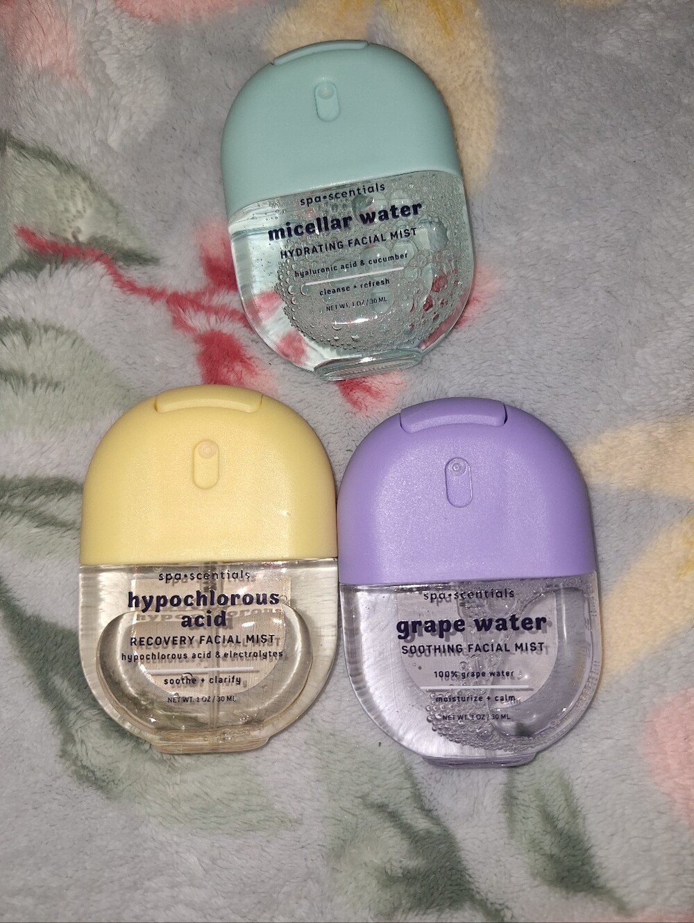 Hydrating Micellar Water Facial Mist -set Of 3